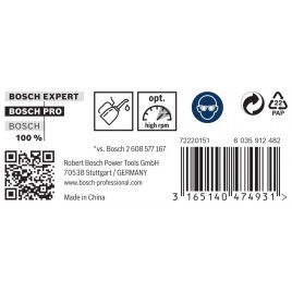 BOSCH Wiertło PRO Metal HSS-G, długość standardowa, 4,6 × 47 × 80 mm, 10 szt. 2608585488