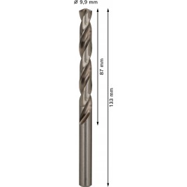 BOSCH Wiertło PRO Metal HSS-G, długość standardowa, 9,9 × 87 × 133 mm 2608585521