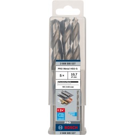 BOSCH Wiertło PRO Metal HSS-G, długość standardowa, 10,7 × 94 × 142 mm 2608585527