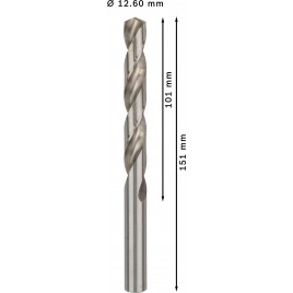 BOSCH Wiertło PRO Metal HSS-G, długość standardowa, 12,6 × 101 × 151 mm, 5 szt. 2608585542