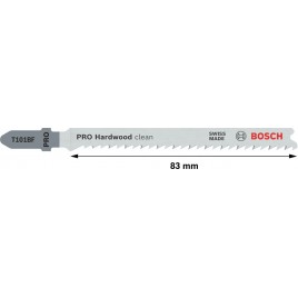 BOSCH Brzeszczot do wyrzynarki PRO Hardwood clean T101BF, 100 mm, 2 szt. 2608655092