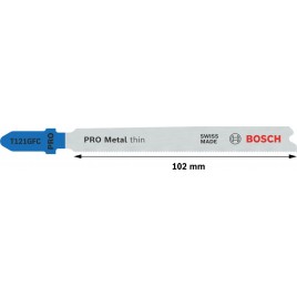 BOSCH Brzeszczot do wyrzynarki PRO Metal thin T121GFC, 92 mm, 2 szt. 2608655094