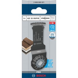 BOSCH Brzeszczot do cięcia wgłębnego PRO AIZ 32 BSPIB, 32 × 50 mm, 5 szt. 2608669071