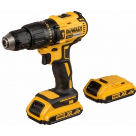 DeWALT DCD778D2T Akumulatorowa wiertarko-wkrętarka udarowa (65Nm/18V/2x2,0Ah) Tstak