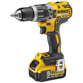 DeWALT DCD796P2 Kompaktowa wiertarko wkrętarka z udarem XR (70Nm/18V/2x5,0 Ah) Tstak