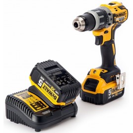 DeWALT DCD796P2 Kompaktowa wiertarko wkrętarka z udarem XR (70Nm/18V/2x5,0 Ah) Tstak