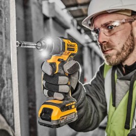 DeWALT DCF840E1T Zakrętarka udarowa 1/4" (192Nm/18V/1x1,7Ah PowerStack) Tstak