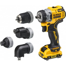 DeWALT DCD703L2T Aku wiertarko-wkrętarka (57 Nm/12V/2x3,0Ah) Tstak