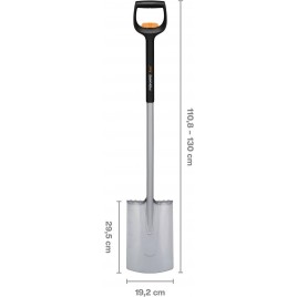 Fiskars Xact Teleskopowy szpadel, prosty 110,8–130 cm 1066733