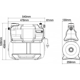 GARDENA 6300 SilentComfort Wodociągi domowe 9068-20