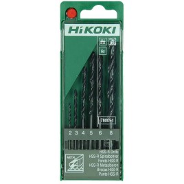 HiKOKI 780094 Zestaw wierteł HSS-R DIN 338 w kasecie 6-szt.