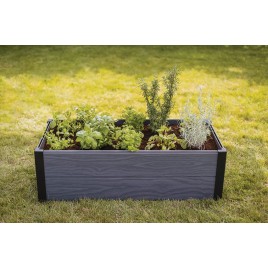 KETER MAPLE TROUGH Obrzeże grządki, 106 x 50 x 32 cm, szary 17209666