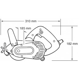 Makita 9741 Szlifierka szczotkowa (860W/100x120mm)