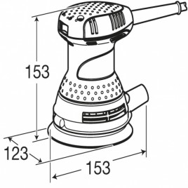 Makita BO5030 Szlifierka mimośrodowa (300W/125mm)