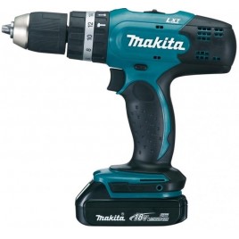 Makita DHP453SYE Akumulatorowa wiertarko-wkrętarka udarowa Li-ion LXT (2x1,5Ah/18V)