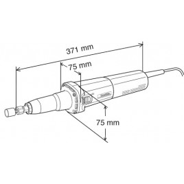 Makita GD0800C Szlifierka prosta (750W/6mm)