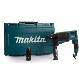 Makita HR2630T Młot udarowy z wymiennym chwytakiem SDS-Plus (800W/2,4J)