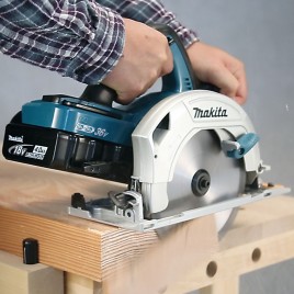 Makita DHS710ZJ Akum. ręczna pilarka tarczowa 190 mm LXT 2x18V Makpac, bez aku Z