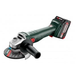 Metabo W 18 L 9-125 Q Akumulatorowa szlifierka kątowa (18 V 2x5,2 Ah)MetaBox165L 602249650