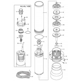 OUTLET GARDENA 5500/5 Inox Premium pompa głębinowa 1489-20