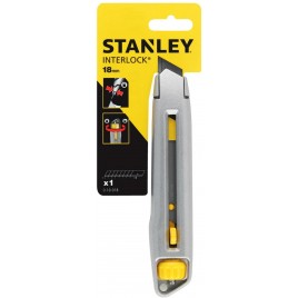 Stanley 0-10-018 Interlock Nóż metalowy, ostrze łamane 18mm