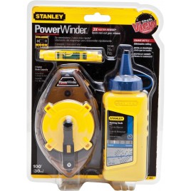 Stanley 0-47-465 PowerWinder Sznur traserski 30m - zestaw