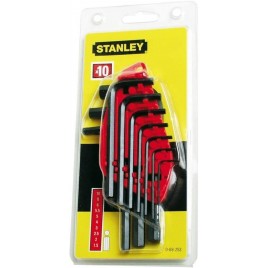 Stanley 0-69-253 Zestaw kluczy sześciokątnych metrycznych (1,5-10mm), 10szt