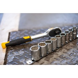 Stanley STMT82671-0 Zestaw grzechotka 1/2" i akcesoria, 10 szt.