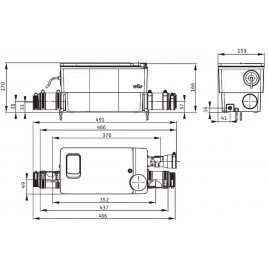 WILO Przepompownia DrainLift MINI3-XXS-EF 6095126