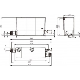 WILO Stacja przeładunkowaDrainLift MINI5-XS/C-EF 6095129